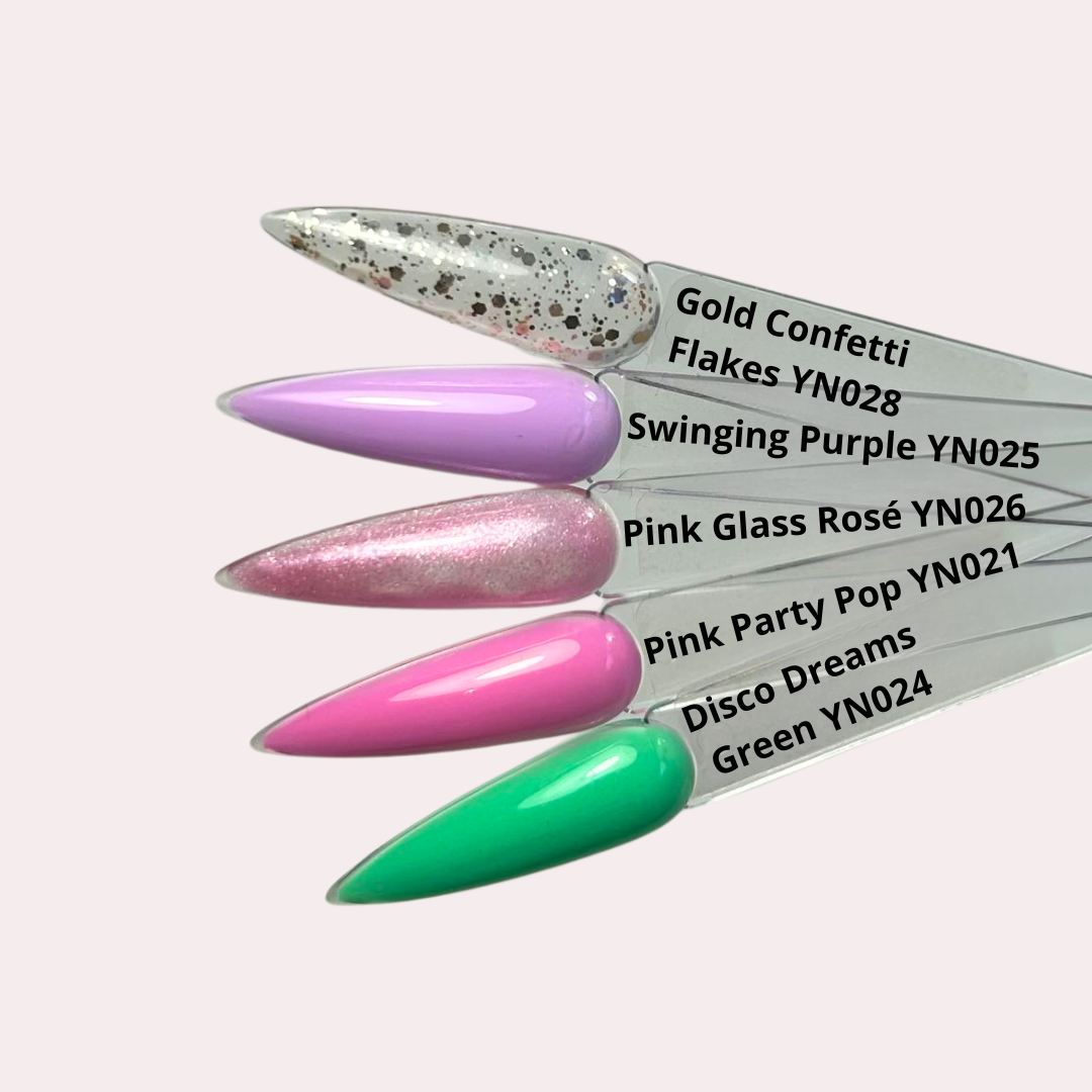 Pink Glass Rose Gelpolish - YN026