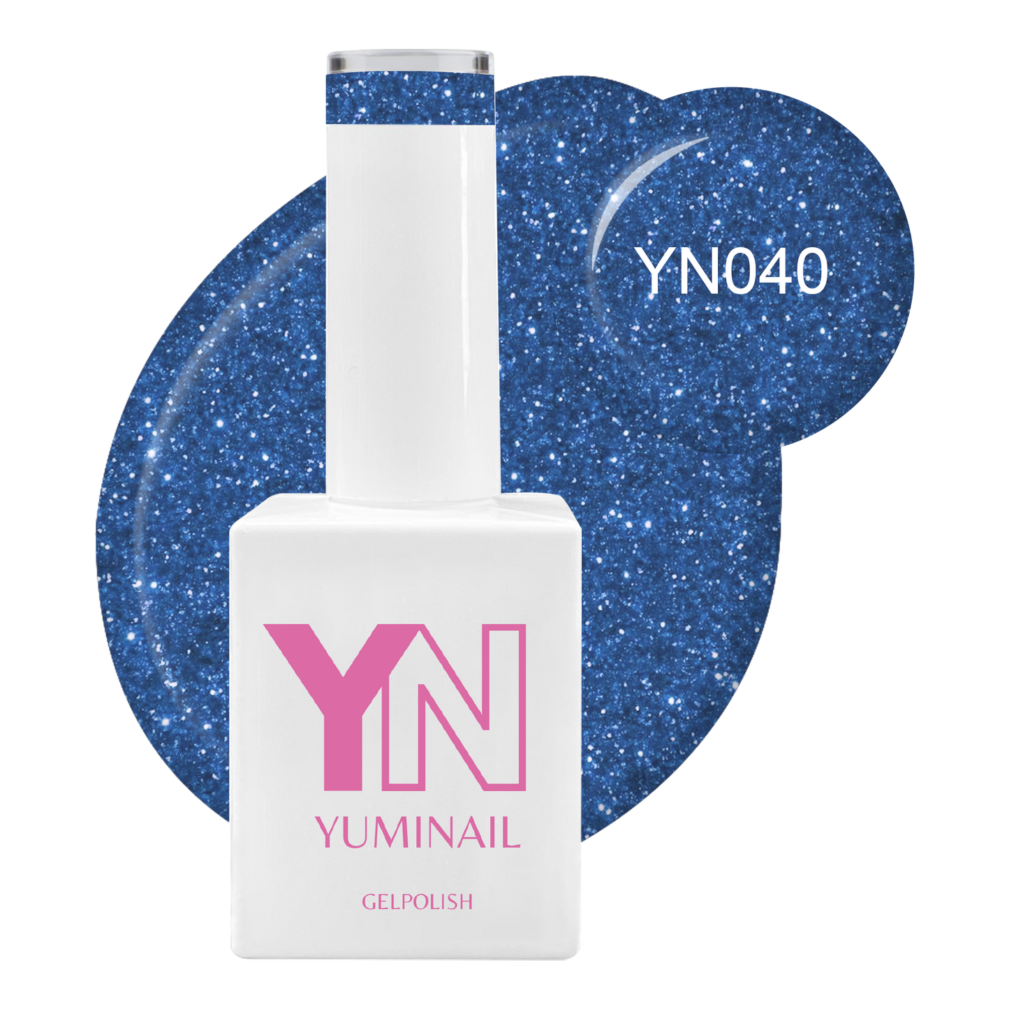Azure Blue Stardust Gelpolish - YN040