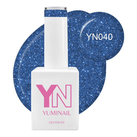 Azure Blue Stardust Gelpolish - YN040