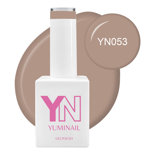 Iced Coffee Brown Gelpolish - YN053 - HEMA Free