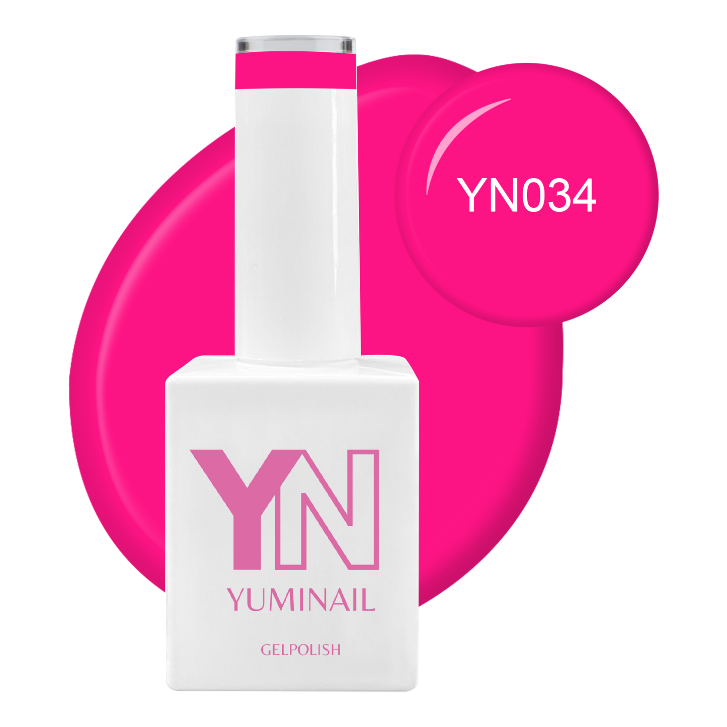 Pink Crystal Gelpolish - YN034 - HEMA Free