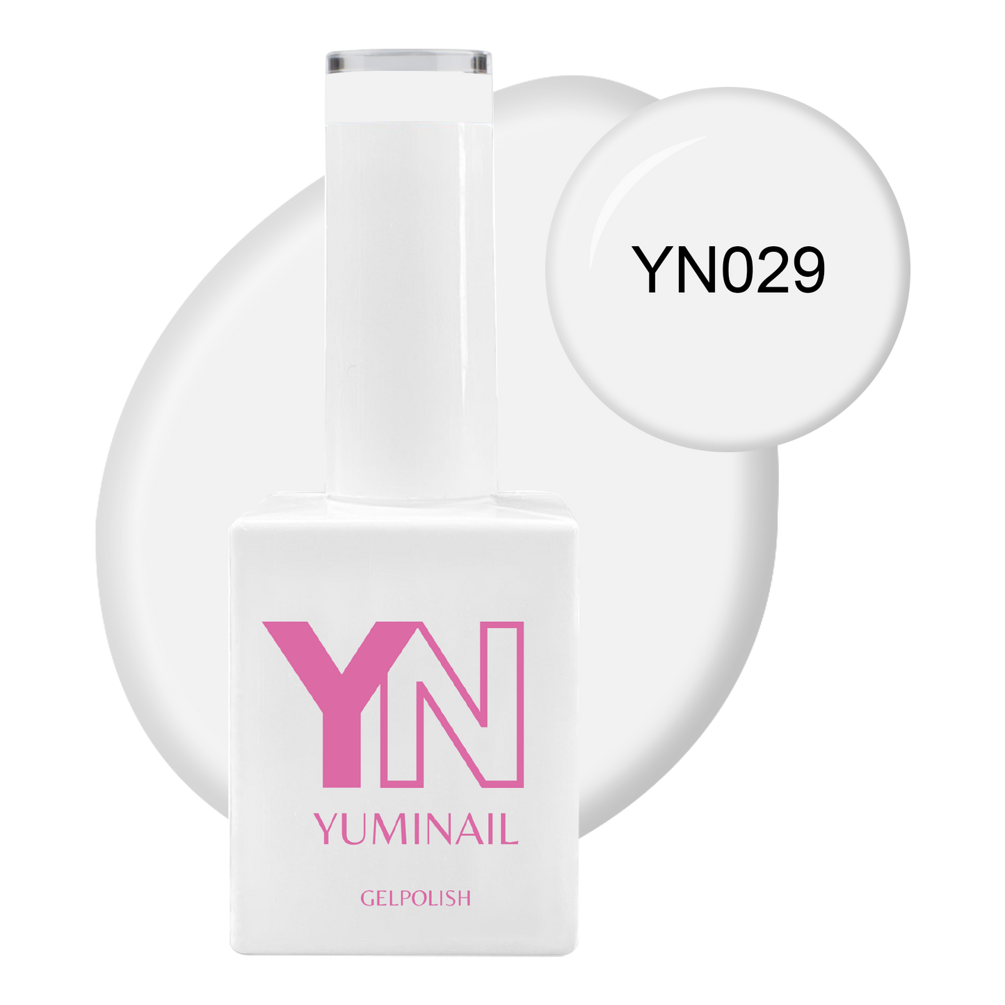 Snowflake White Gelpolish - YN029- HEMA free