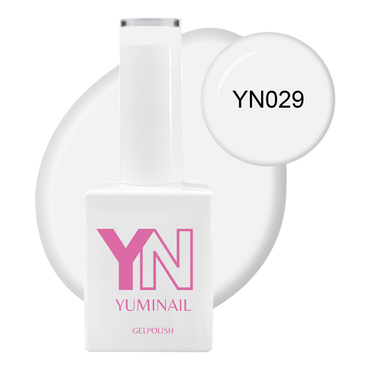 Snowflake White Gelpolish - YN029- HEMA free