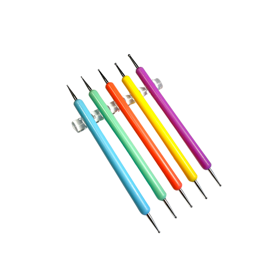 Nail Art Dotting Penselen Set - 5 stuks