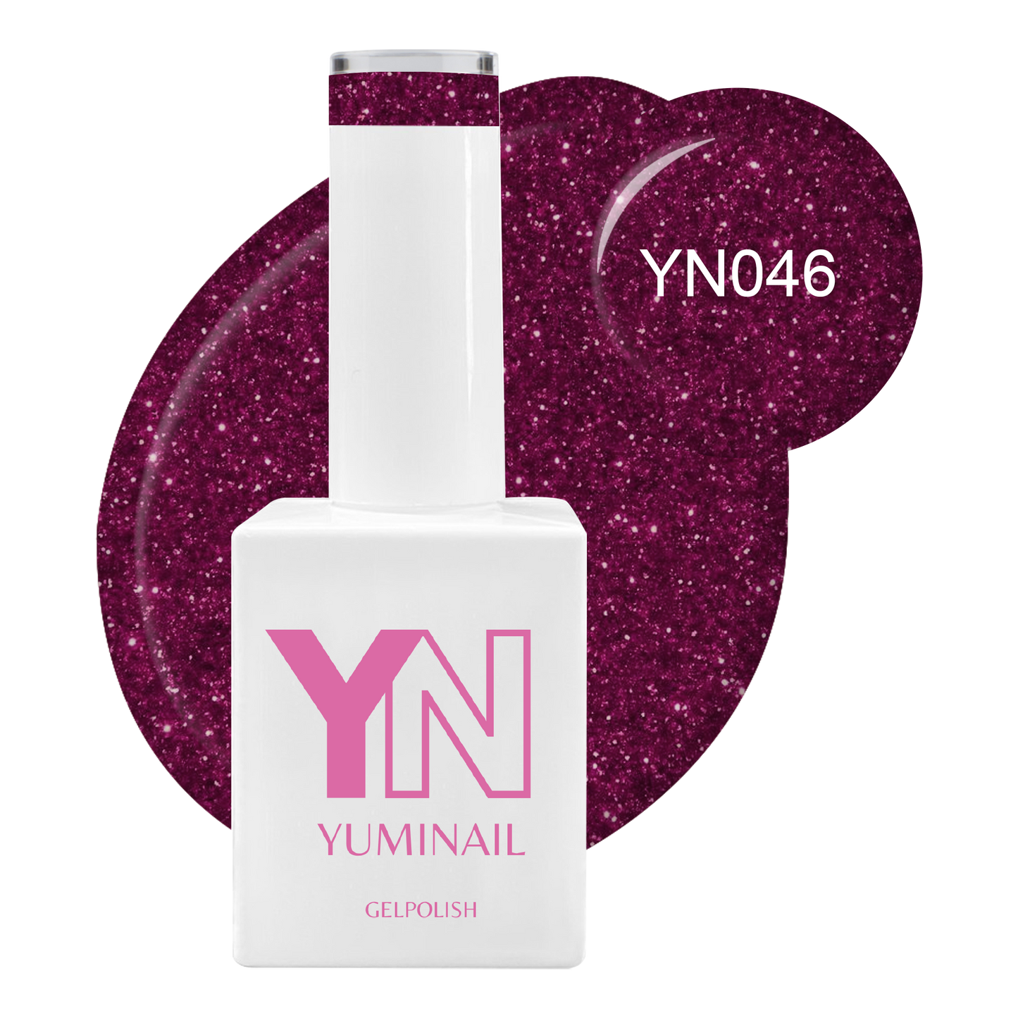 Sparkling Eggplant Purple Gelpolish - YN046