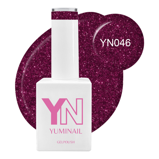 Sparkling Eggplant Purple Gelpolish - YN046