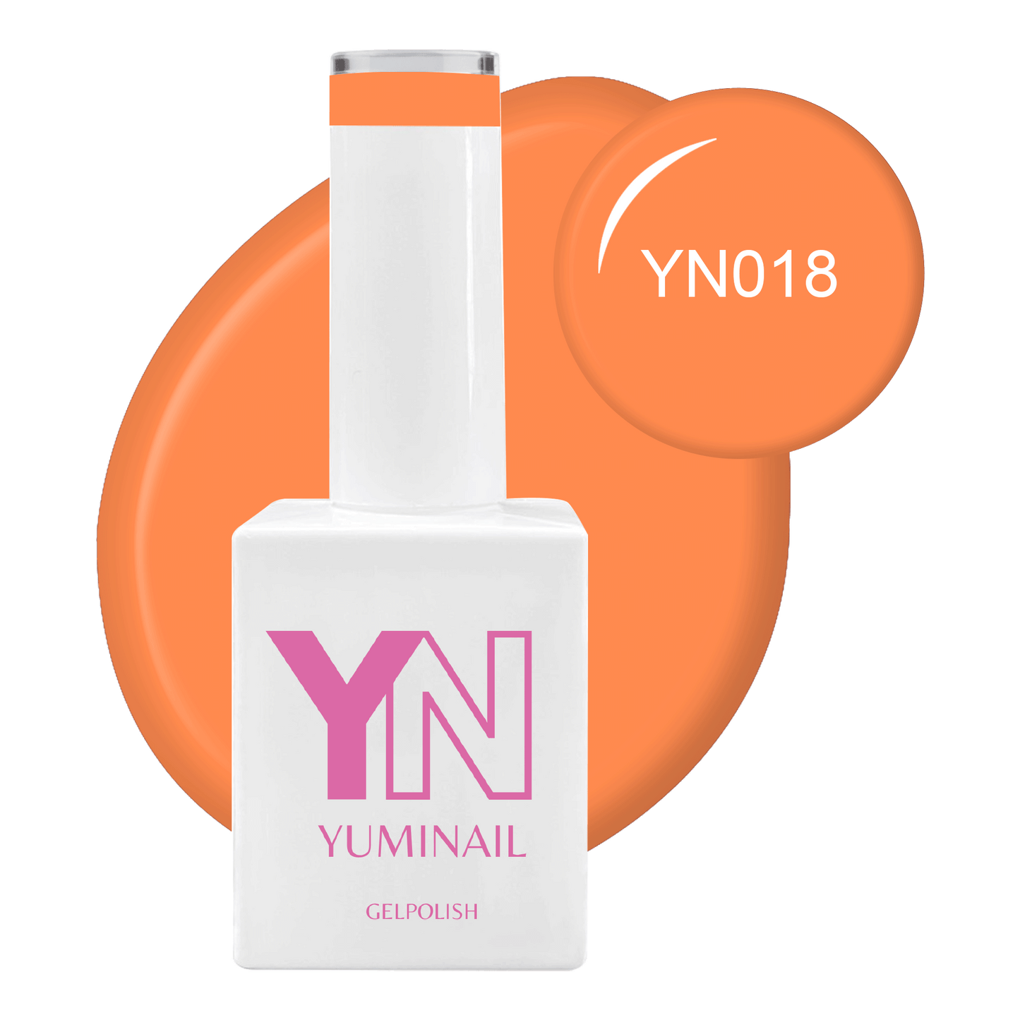 Tropical Orange Gelpolish - YN018 - HEMA Free